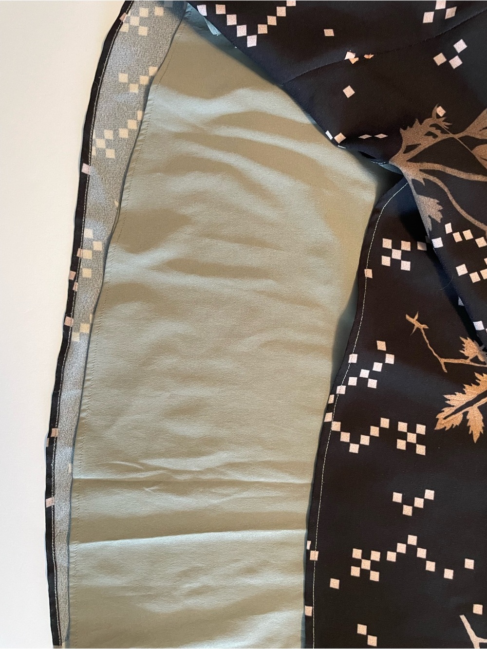 Sahil Kochhar Anthropologie Koyal Floral Patchwork Maxi Skirt Fern Women Small - Picture 3 of 6